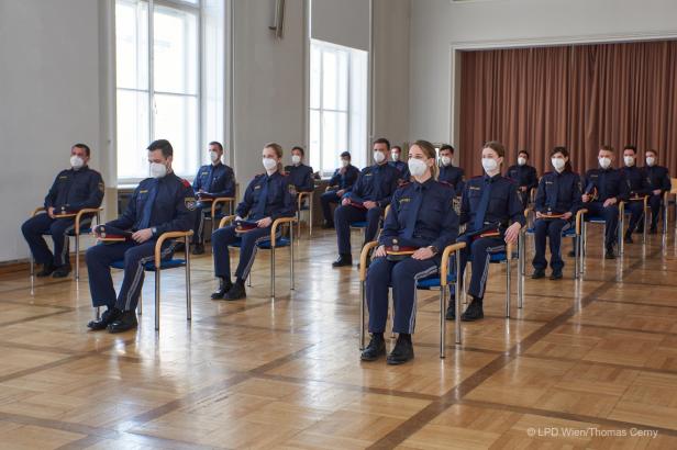 Erfolgreiche Dienstprüfungen: 106 neue Polizisten ab Mai in Wien im Einsatz