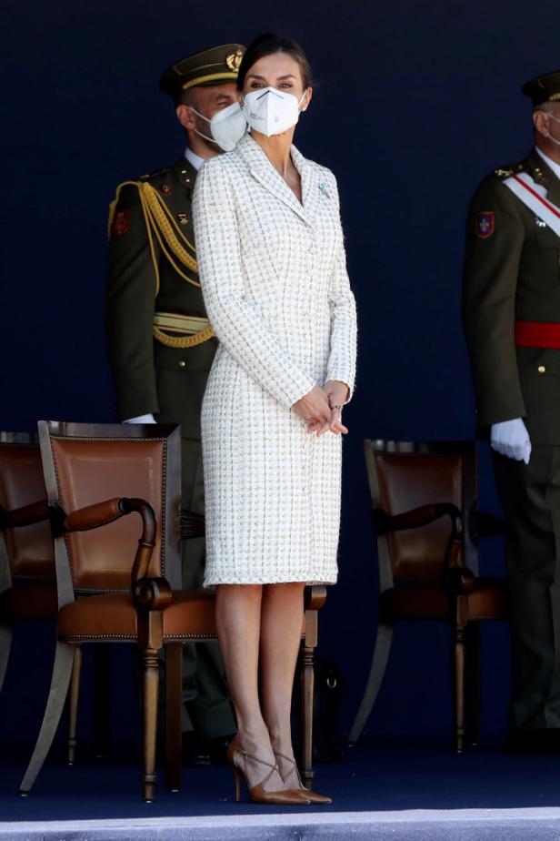 Vorbildlich: Königin Letizia trägt selben Mantel wie vor 15 Jahren