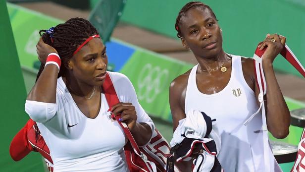 Tennis - Women's Doubles First Round Serena und Venus Williams bei den Olympischen Spielen.