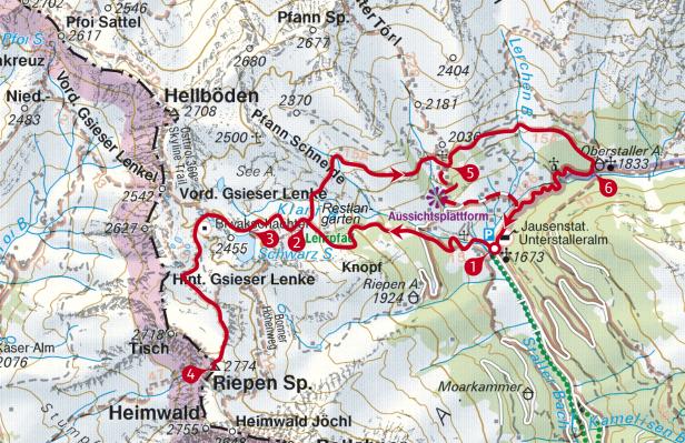 Lust auf Österreich_Osttirol_Karte_Riepenspitze