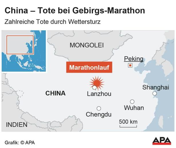 China ­ Tote bei Gebirgs-Marathon