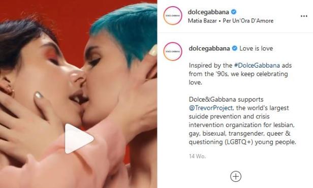 Küssende Frauen: Russland will Dolce & Gabbana-Spot verbieten