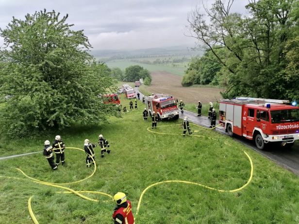 Brand in Kellerstöckl sorgte im Südburgenland für Großeinsatz