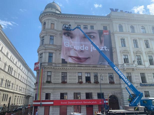 SPÖ überrascht mit Plakat-Kampagne mit Rendi-Wagner "gerade jetzt"