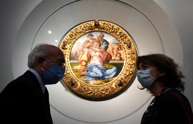 Reopening of the Uffizi Gallery after months of closure during the outbreak of the coronavirus disease (COVID-19) in Florence