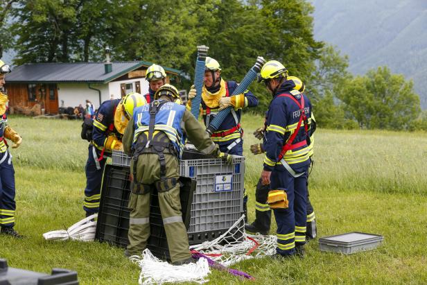 Hilfe aus der Luft: Flugdienst NÖ probte für Ernstfall