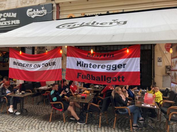 Gurgeltest in Rot-Weiß-Rot: Wie die ÖFB-Fans bei der EURO feiern