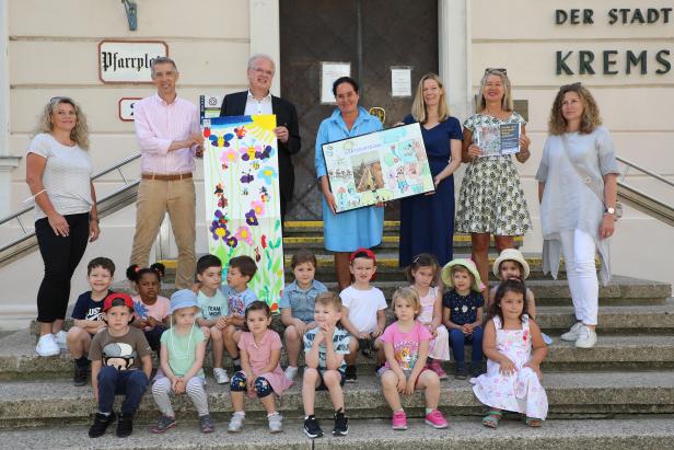 Ausstellung im Stadtzentrum: Krems durch Kinderaugen sehen