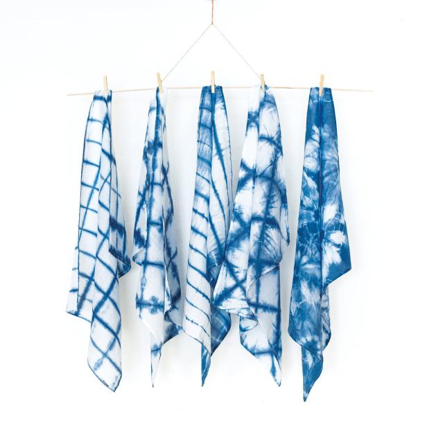 So funktioniert die japanische Batik-Kunst Shibori