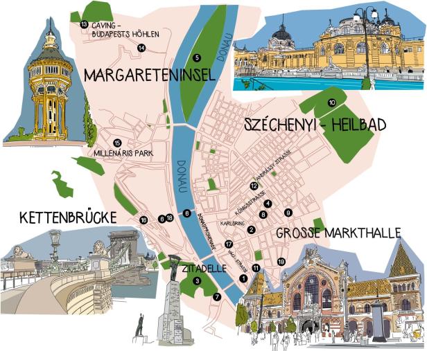 Vier Tage, vier Routen: Die besten Tipps für Budapest