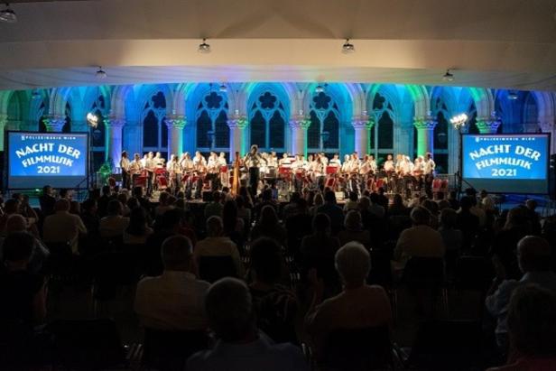 Polizeimusik Wien spielte nach Zwangspause wieder vor 1.000 Besuchern