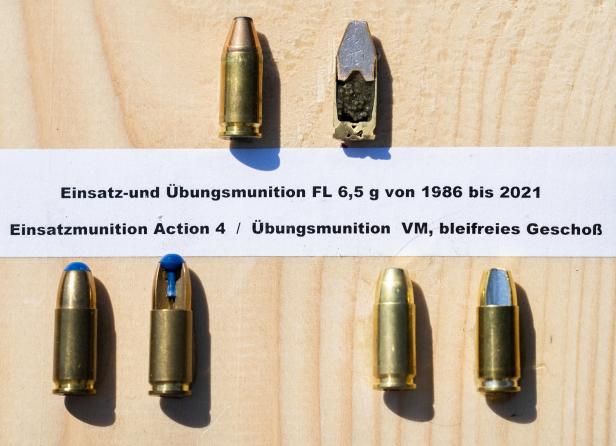 Neue Einsatzmunition für die Polizei offiziell vorgestellt