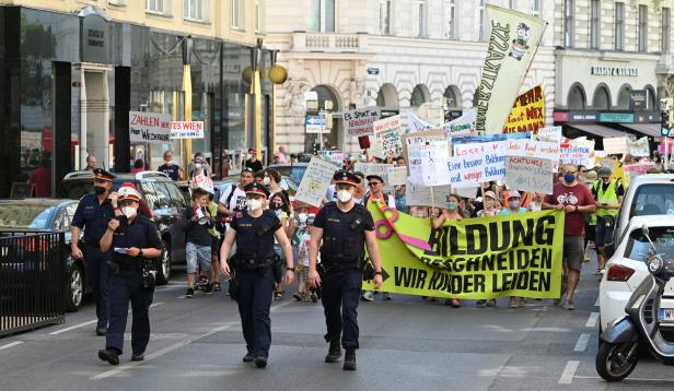 Hunderte demonstrierten gegen neue Wiener Lehrerzuteilung