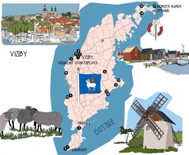 Tipps für die schwedische Insel Gotland: Vier Tage, vier Routen