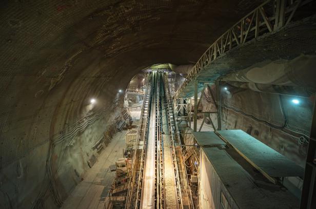 Spektakuläre Bilder aus dem Semmering-Basistunnel