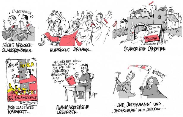Pammesberger: "Legislative, Exekutive und Karikative"