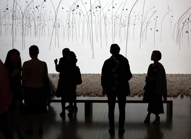 'Christian Boltanski - Lifetime' exhibition at the National Art Center in Tokyo