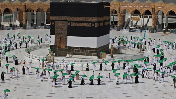 Schon am Samstag trafen zahlreiche Pilger in Mekka ein