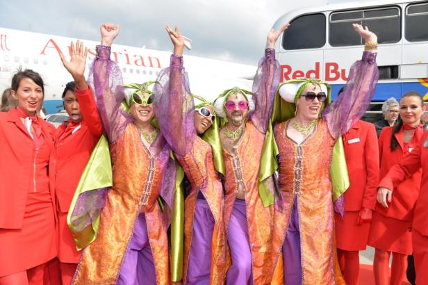 Life Ball-Stars in Wien gelandet