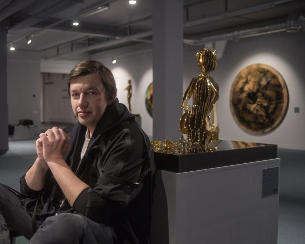 Der Moskauer Visionär Vasily Klyukin denkt in Wien über Plastik nach