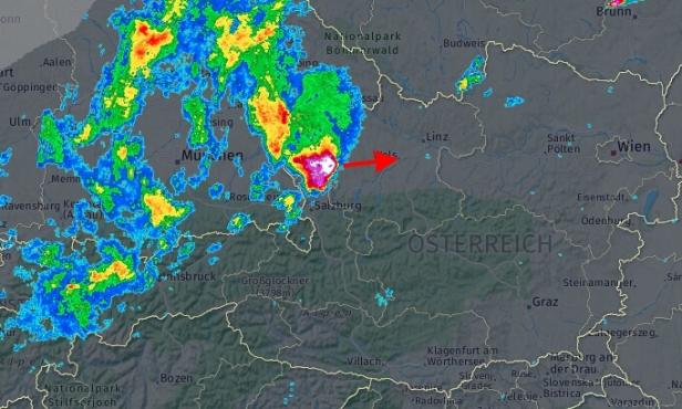 Schwere Unwetter sorgten in Niederösterreich für Dauereinsätze
