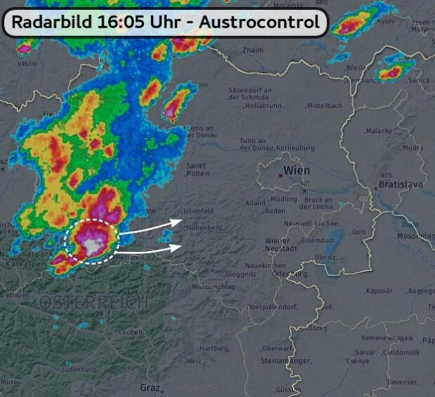 Schwere Unwetter sorgten in Niederösterreich für Dauereinsätze