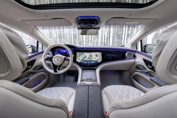 Mercedes EQS: Erste Ausfahrt mit der Elektro-Luxuslimousine