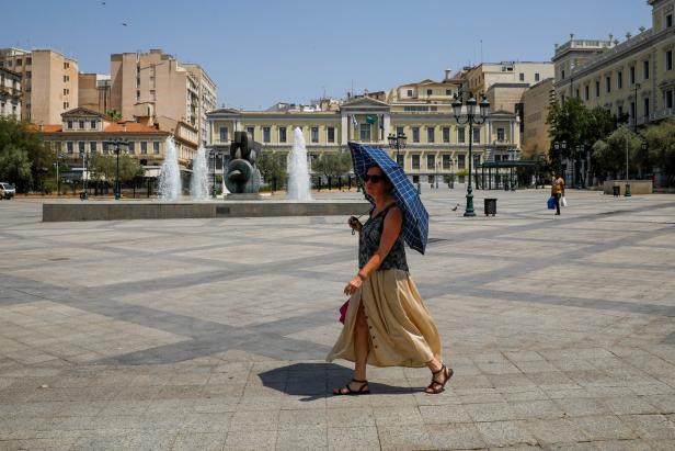 46 Grad: "Historische Hitzewelle" in Griechenland