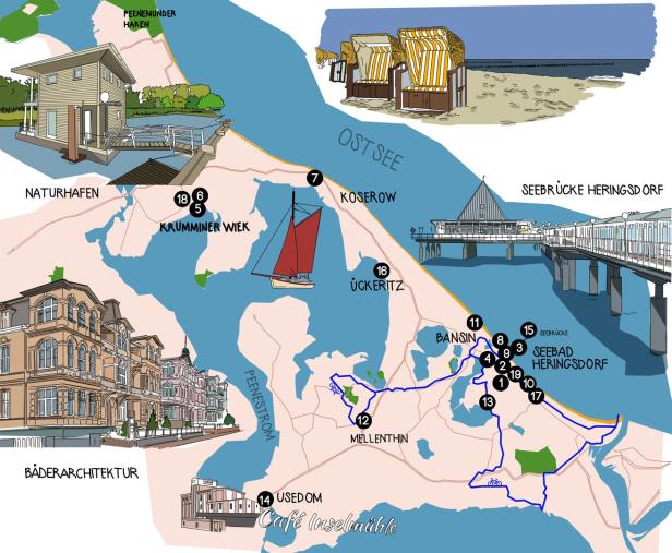 Usedom: Die wichtigsten Adressen der Ostsee-Insel