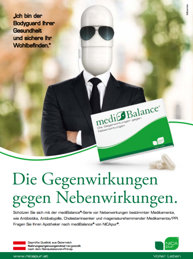 MediBalance - Werbesujet - Kampagne für NicaPur - Agentur Falknereiss Falknereiss finden MediBalance