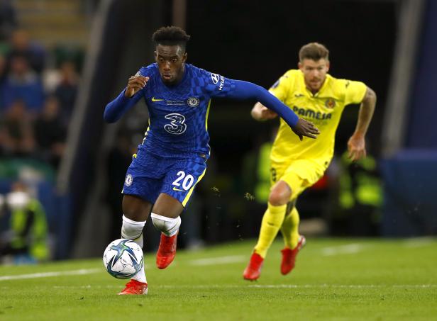 Callum Hudson-Odoi von Chelsea während des UEFA Super Cup Spiels gegen Villareal.