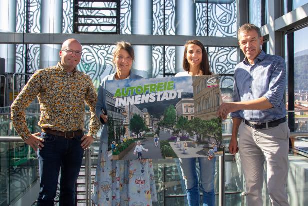 Grüner Vorstoß für autofreie Innenstadt in Innsbruck