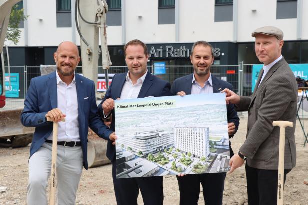 Baustart für neuen Leopold-Ungar-Platz: Bäume, Beete und Bier