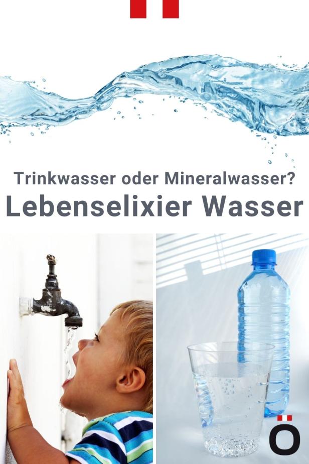 Trinkwasser oder Mineralwasser