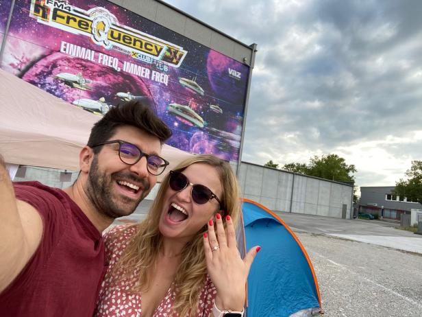 Trotz Absage: Heiratsantrag bei Frequency-Festival in St. Pölten