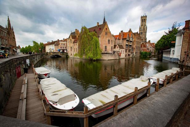 BELGIUM-HEALTH-VIRUS-TOURISM Brügge: Das Mittelalter-Idyll wie aus dem Märchen