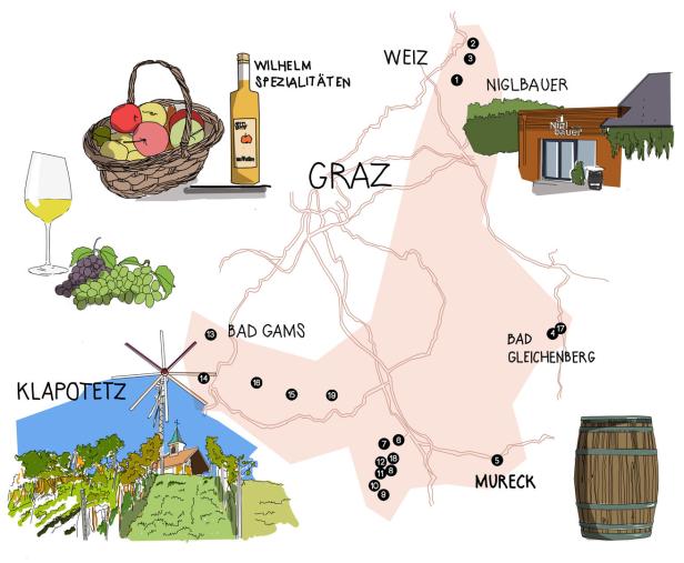 Von Apfel- bis Weinstraße: Die schönsten Seiten der Steiermark