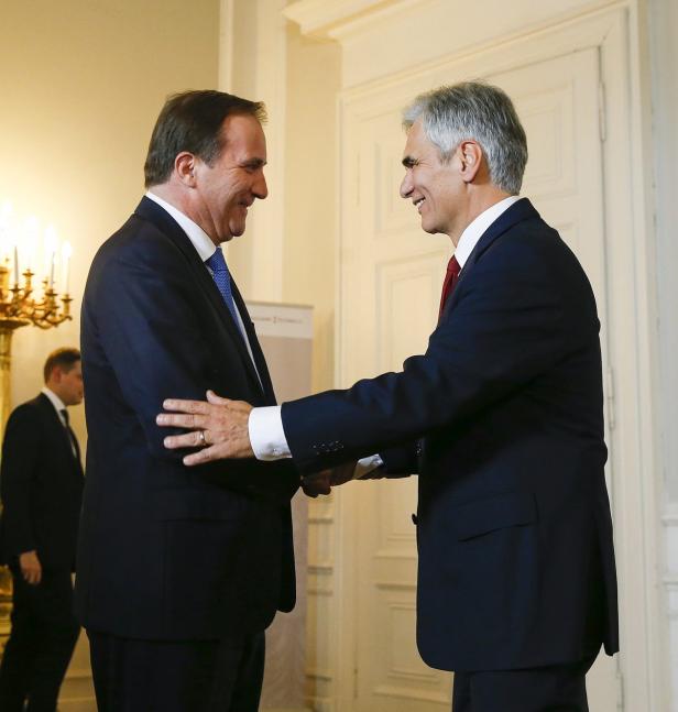 AUSTRIA FRANCE DIPLOMACY MIGRATION Faymann: 5 Milliarden für Region rund um Syrien