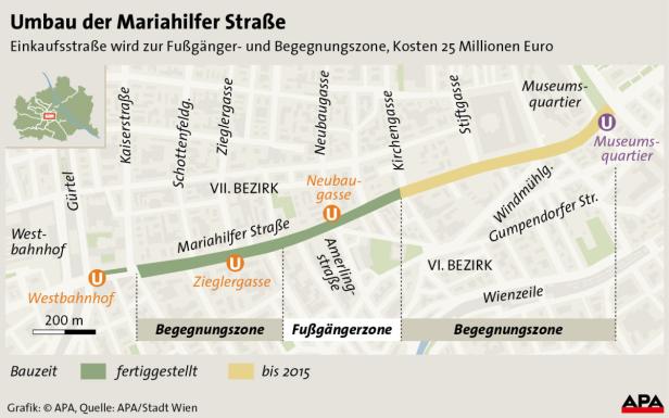 Neue Mariahilfer Straße feierlich eröffnet