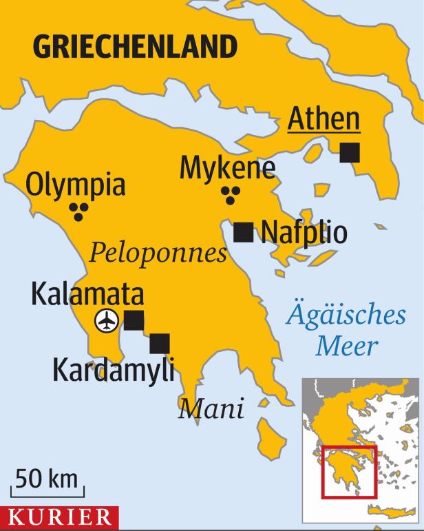 Peloponnes: Die Hochburg der alten Griechen