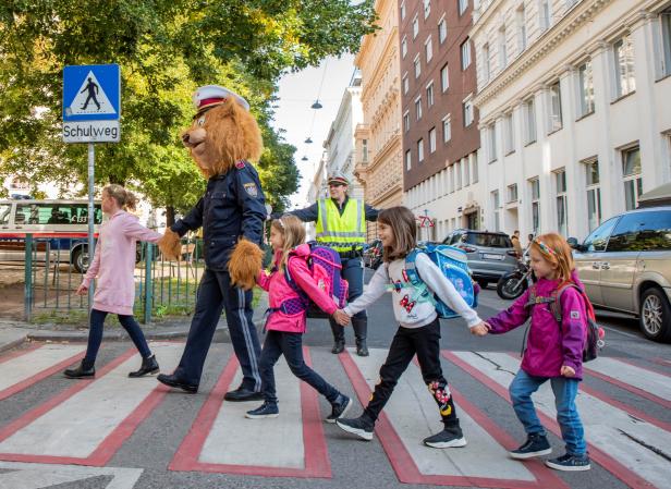 216 Polizisten sorgen in Wien für Sicherheit am Schulweg