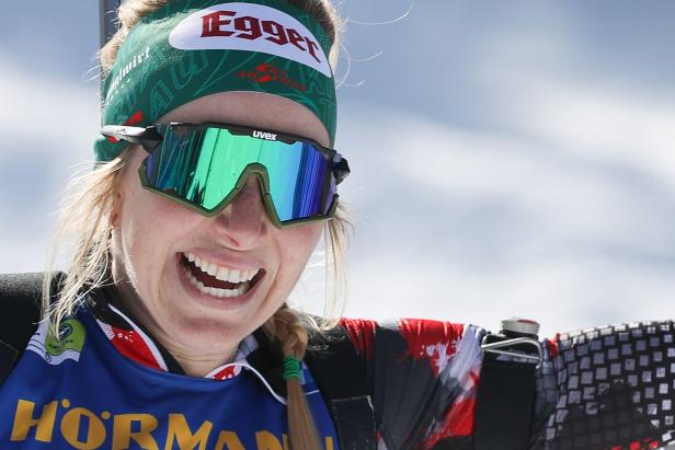 Biathlon-Weltmeisterin Hauser: "Habe das große Lebensziel erreicht"