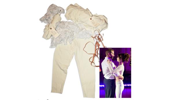 Ein Kostüm von Bradley Cooper und Jennifer Lawrence aus dem Film „Silver Linings Playbook“.