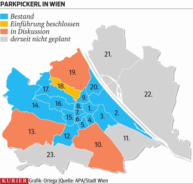 Wien: Parkpickerl in Währing vor Start