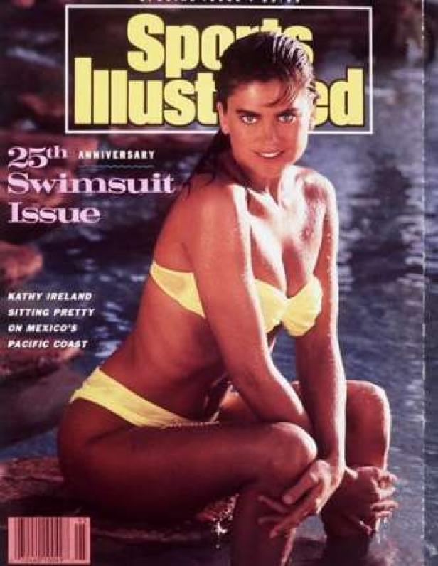 Das Cover der „Sports Illustrated“-Badeausgabe mit Kathy Ireland.