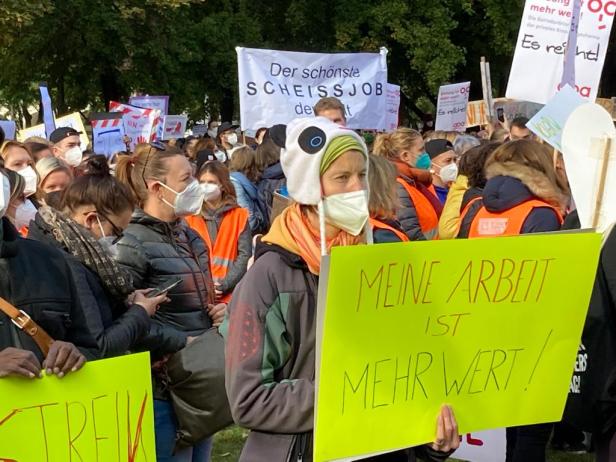 "Schluss mit den braven Tanten": Streik der Privatkindergärten in Wien