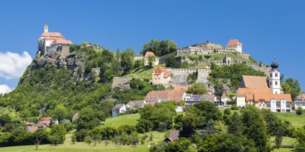 Town Riegersburk in Styria, Austria