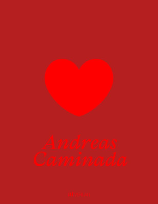 Ein rotes Herz über dem Namen „Andreas Caminada“ auf rotem Grund.