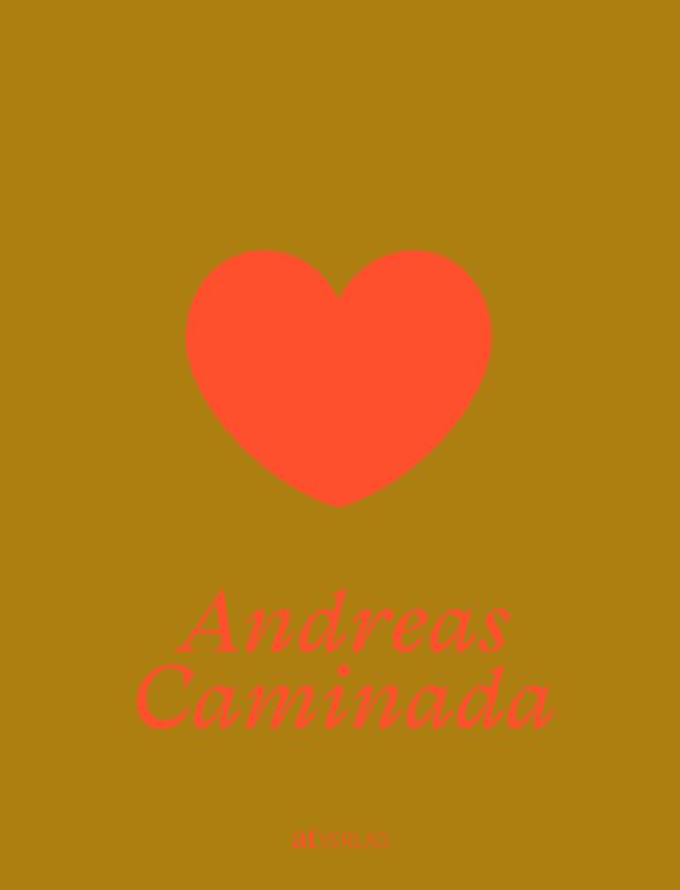 Das Cover des Buches „Andreas Caminada“ mit einem roten Herz.