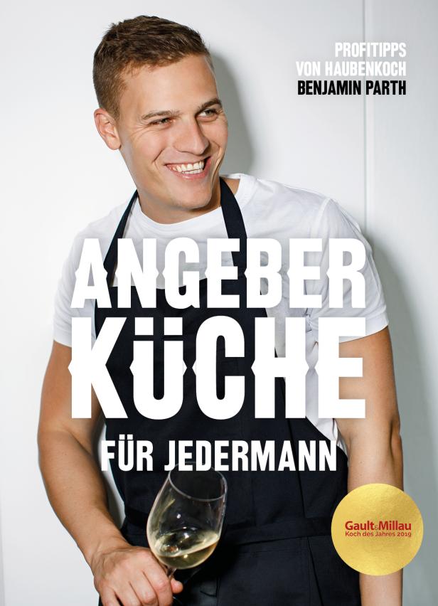 Benjamin Parth, Koch des Jahres 2019, präsentiert sein Buch „Angeber Küche für jedermann“.